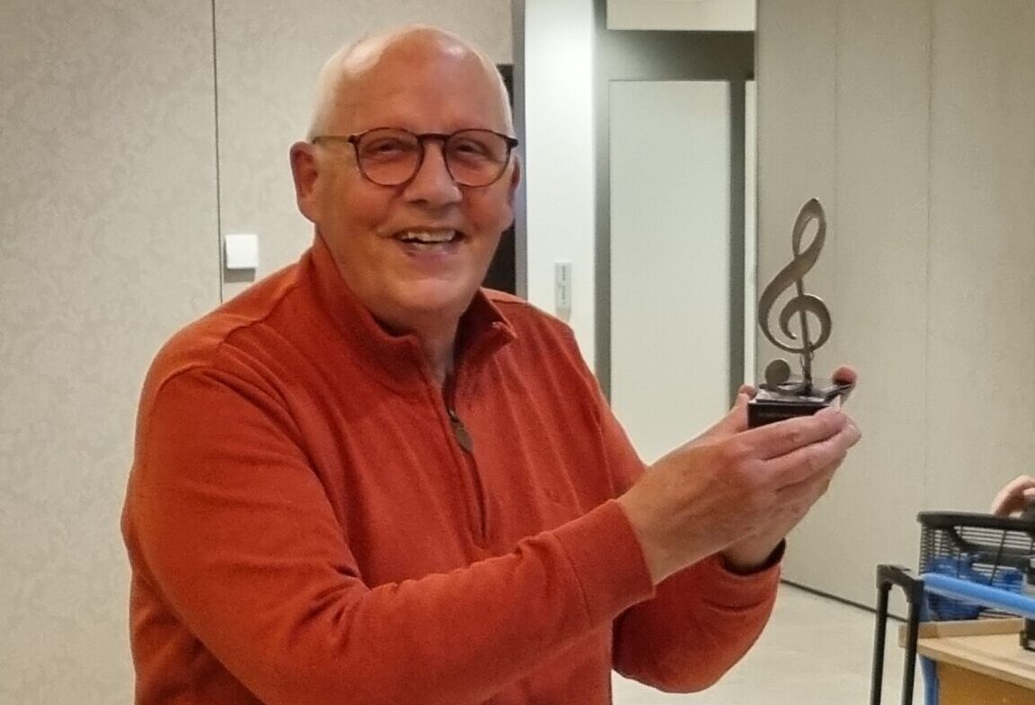 Harm Mersman 25 jaren lidmaatschap Jubileum